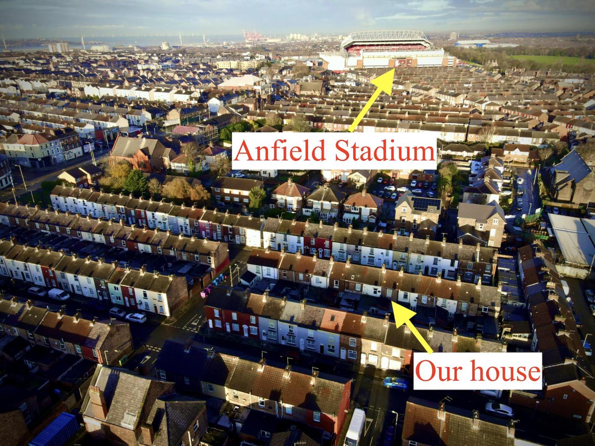 Cosy Anfield Guesthouse - Free Parking Liverpool Eksteriør bilde